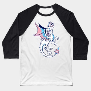 Trans Dragon Baseball T-Shirt